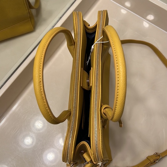 NWT Urban Expressions Yellow Shoulder Bag/Purse - Picture 8 of 8